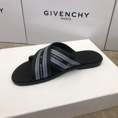 Dép nam GIVENCHY* quai da bò in hoạ tiết