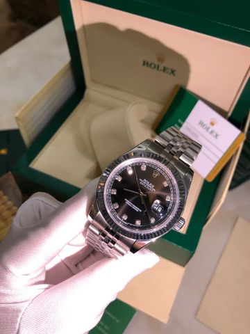 Đồng hồ nam rolex* dây kim loại case 41mm