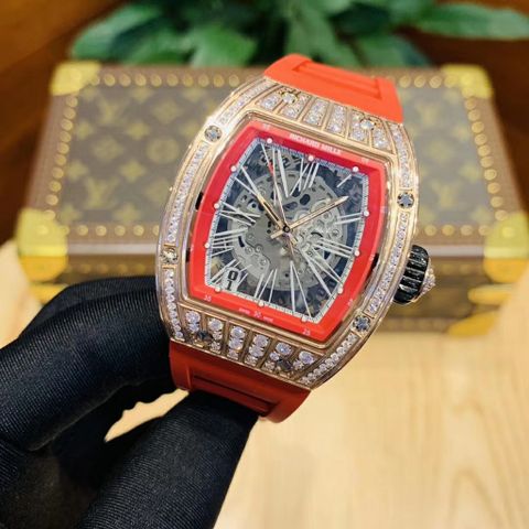 Đồng hồ nam RICHARD* MILLE* lộ cơ mặt nạm kim cương