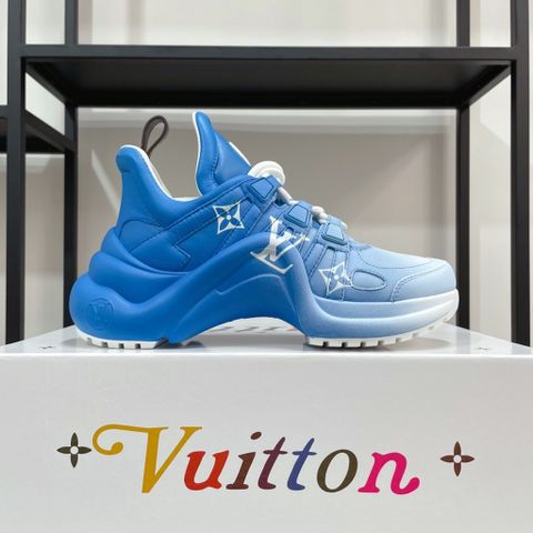 Sneaker LV* nữ trunk show da bò hoạ tiết Monogram màu loang đẹp độc 35-40 VIP 1:1