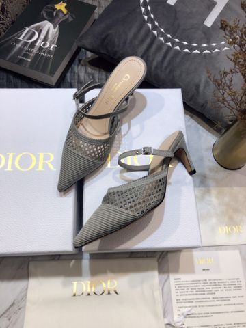 Sục cao gót Dior*  cao 7cm chất vải lưới đẹp SIÊU CẤP