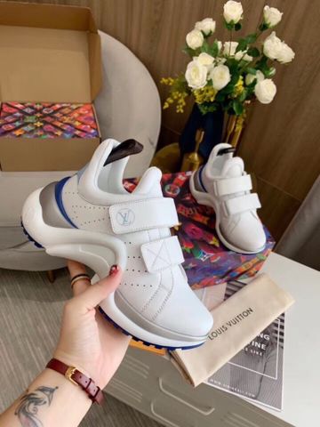 Sneaker LV* Archlight nữ hai quai ngang da bò kiểu đẹp SIÊU CẤP