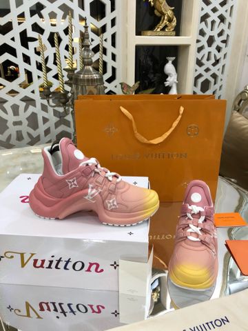 Sneaker LV* nữ trunk show da bò hoạ tiết Monogram màu loang đẹp độc 35-40 VIP 1:1