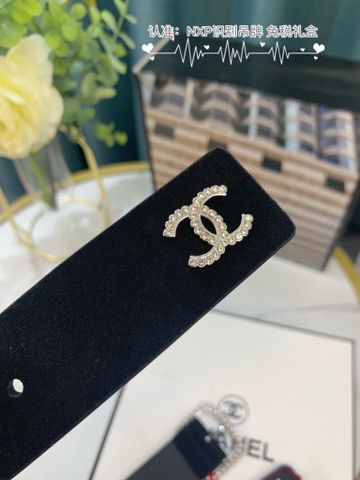 Belt nữ chanel* chun bản 3cm mặt đá vuông đẹp sang cao cấp