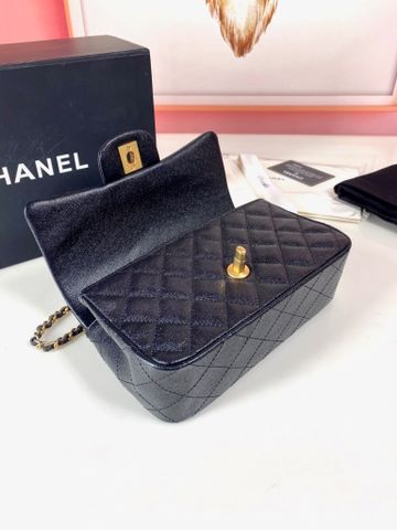 Túi xách nữ chanel* da hạt mini 20cm khoá vàng đẹp sang SIÊU CẤP