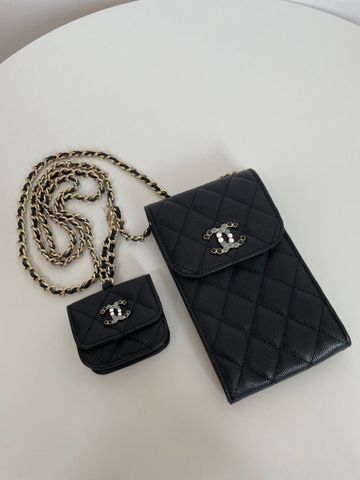 Túi xách nữ chanel* mini set 2 món size 18x10cm hàng cao cấp