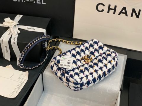 Túi xách nữ chanel* dạ hoạ tiết ziczac đẹp sang SIÊU CẤP size 26cm