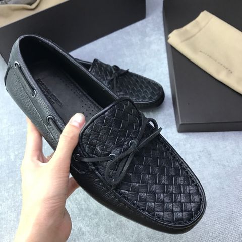 Giày lười BOTTEGA* VENETA* da bò đan chất mềm đẹp SIÊU CẤP