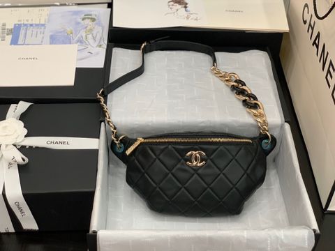 Túi xách nữ chanel* đeo ngực SIÊU CẤP da cừu đẹp size 24x17cm