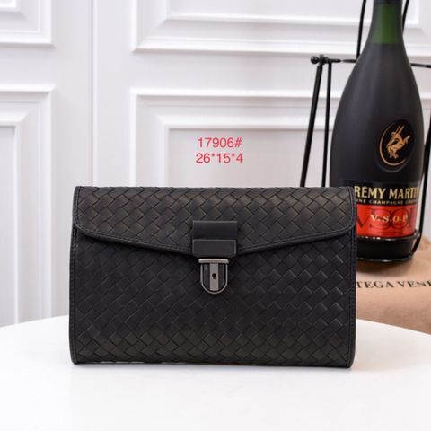 Clutch BOTTEGA* VENETA* da bò đan mềm đẹp lịch lãm cao cấp