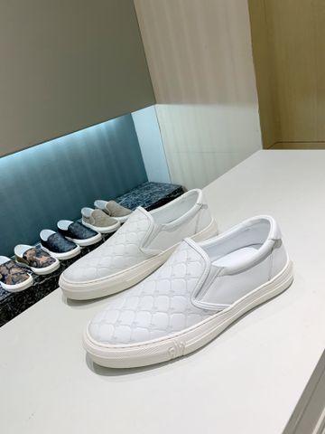 Giày slip on nam moncler* da lộn dập vân Hoạ tiết nổi đẹp SIÊU CẤP