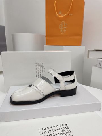 Giày nữ Maison* Margiela* móng heo đế 3,5cm da bóng mờ đẹp SIÊU CẤP