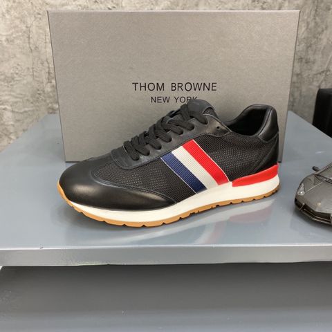 Giày thể thao nam THOM* BROWNE* phối vải lưới thoáng khí đẹp cao cấp