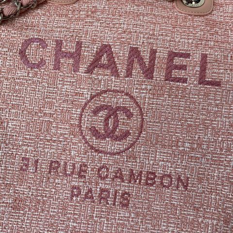 Túi xách nữ chanel* vải size lớn 38cm in chữ logo kiểu đẹp cao cấp