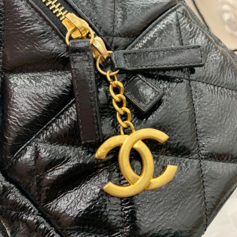 Túi xách nữ chanel* 32cm da cừu trần trám xích vàng SIÊU CẤP