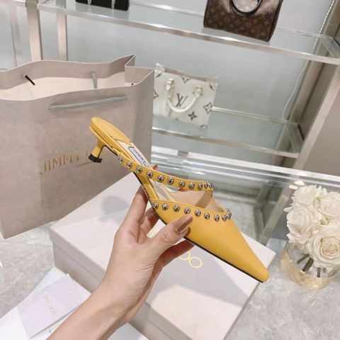 Sục bệt JIMMY* CHOO* quai tán đinh tròn mũi nhọn đẹp sang SIÊU CẤP