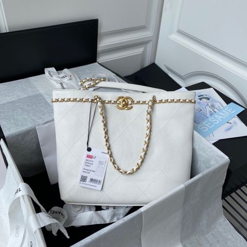 Túi xách nữ chanel* tote bag da cừu size 34x31cm xích vàng đẹp sang SIÊU CẤP