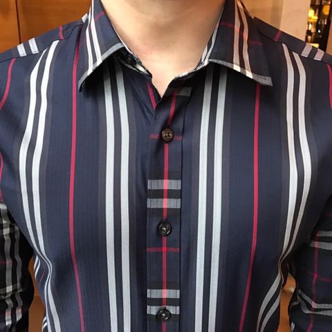 Sơ mi nam Burberry* kẻ đẹp M-3XL