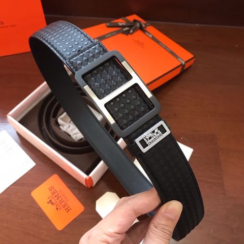 Belt nam Hermes* da dập vân bản 3,8cm