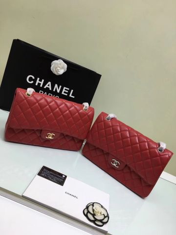 Túi xách nữ chanel* classic size 30cm da hạt đẹp khoá vàng và bạc SIÊU CẤP