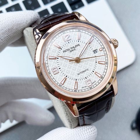 Đồng hồ nam Patek* Philippe* máy cơ dây da case 40mm