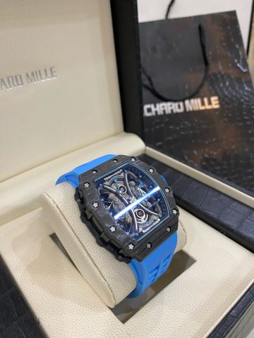 Đồng hồ nam RICHARD* MILLE* thể thao lộ cơ dây cao su hàng độc VIP 1:1