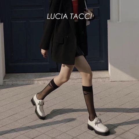 Giày nữ Lucia Tacci quai xích bạc kiểu đẹp độc mẫu mới