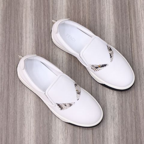 Giày slip on nam Fendy* da bò con mắt đẹp SIÊU CẤP