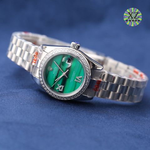 Đồng hồ nữ rolex* dây kim loại case 28mm nhỏ xinh SIÊU CẤP