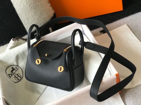 Túi xách nữ Hermes* mini lindy 19cm da bò togo nhập khẩu siêu mềm đẹp có nhiều màu