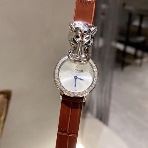 Đồng hồ nữ CARTIER* mặt viền kim cương