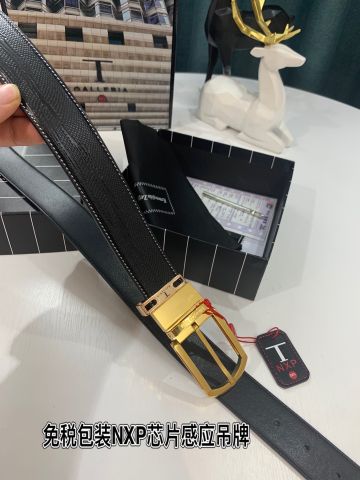 Belt nam zegna dây da vân đẹp lịch lãm