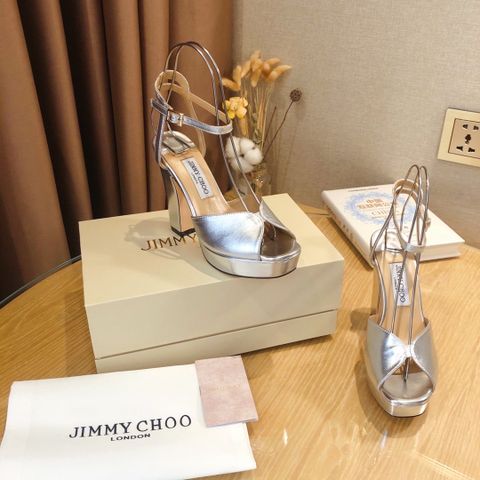 Sandal cao gót JIMMY* CHOO* SIÊU CẤP gót to cao 10,5cm