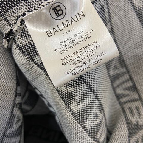 Đầm BALMAIN* hoạ tiết chữ