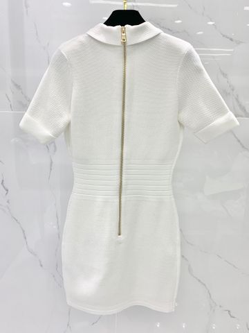 Đầm BALMAIN* khuy vàng 3 màu