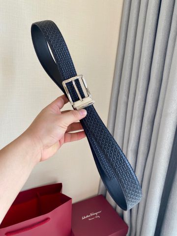 Belt nam SALVATORE* dây da các mẫu dùng 2 mặt dây bản 3,5cm đẹp