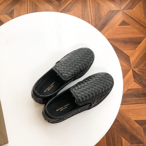 Giày slip on nam BOTTEGA* VENETA* da bò đan mềm đẹp có nhiều màu hàng cao cấp