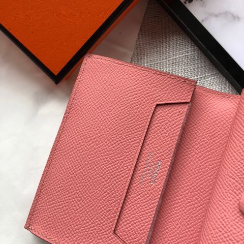 Ví nữ Hermes* dáng vuông da epsom nhiều màu đẹp hàng cao cấp