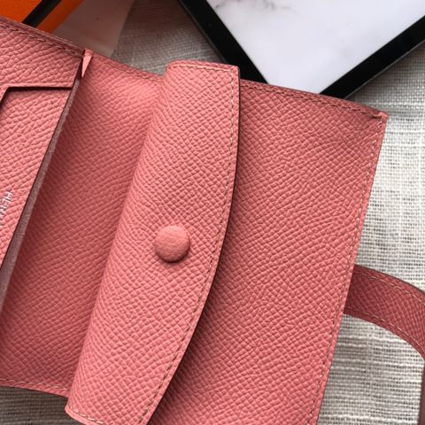 Ví nữ Hermes* dáng vuông da epsom nhiều màu đẹp hàng cao cấp