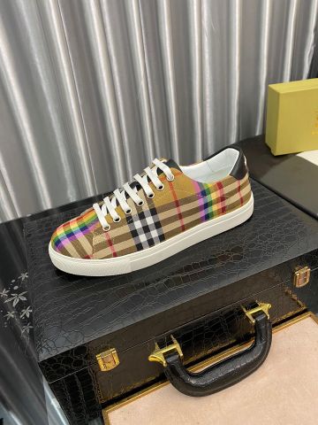 Giày nam buộc dây Burberry* kẻ đẹp