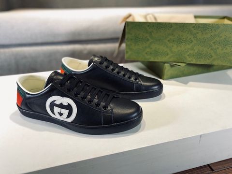 Giày nam buộc dây GUCCI* hoạ tiết logo đẹp SIÊU CẤP