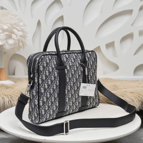 Túi nam Dior* đựng laptop hoạ tiết oblique đẹp cao cấp size 38cm