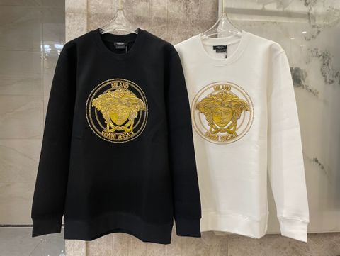 Áo pull nam nữ VERSACE* thêu logo vàng đẹp