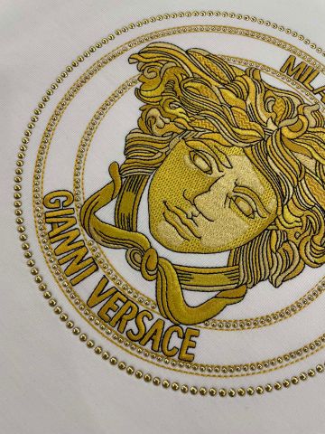 Áo pull nam nữ VERSACE* thêu logo vàng đẹp