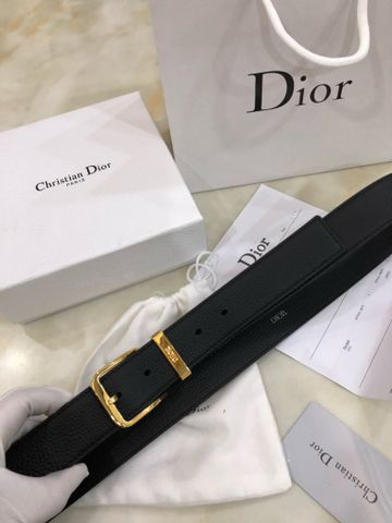 Belt nam Dior* da bò mềm khoá vàng đẹp sang lịch lãm