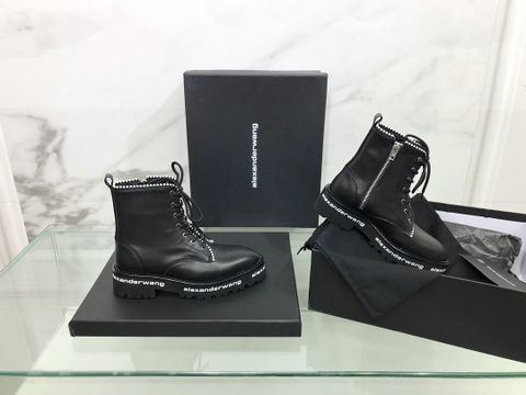 Boot Alexander* Wang* buộc dây dáng khoẻ đế chữ cao 5cm đẹp độc SIÊU CẤP