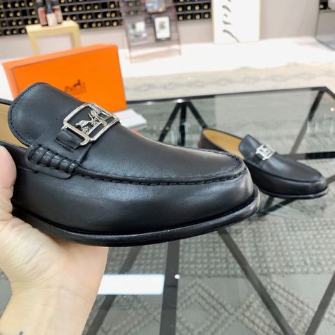 Giày lười Hermes* VIP 1:1 khoá bạc đẹp lịch lãm