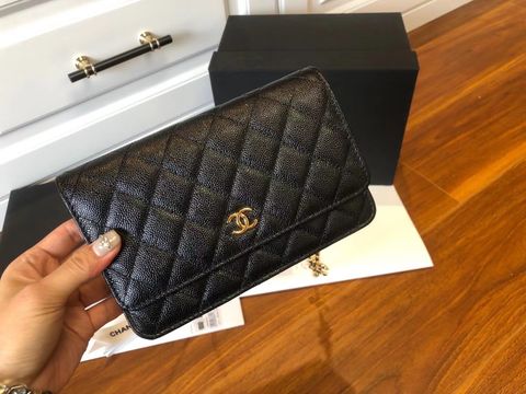 Túi xách nữ chanel* woc 19cm da hạt đẹp cao cấp