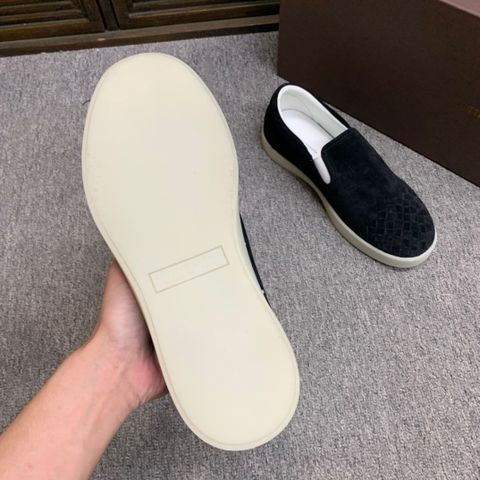 Giày slip on nam BOTTEGA* VENETA* da lộn đẹp SIÊU CẤP