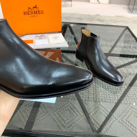 Giày nam cao cổ Hermes* da bò lỳ mềm đẹp lịch lãm VIP 1:1